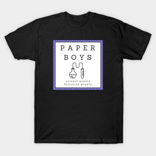 Paper Boys podcast logo T-Shirt